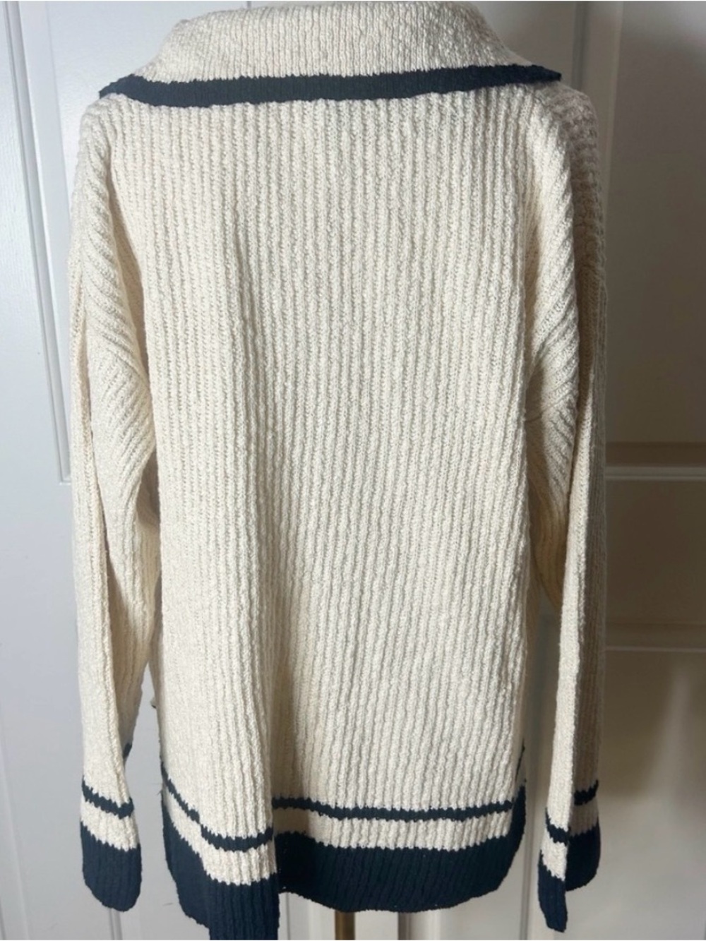 Like New Z Supply Hammond Oversized Polo Sweater (Size L) - Picture 7 of 9